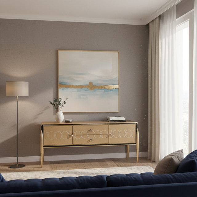 EKAR Regent Glamour Luxury TV Stand | Gold & Black Lacquer Media Console | Premium English Style Furniture,MY SHOP,EKAR Regent Glamour Luxury TV Stand | Gold & Black Lacquer Media Console | Premium English Style Furniture,foshan furniture factory,custom Furniture factory,china furniture factory