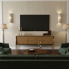 EKAR Regent Glamour Luxury TV Stand | Gold & Black Lacquer Media Console | Premium English Style Furniture,MY SHOP,EKAR Regent Glamour Luxury TV Stand | Gold & Black Lacquer Media Console | Premium English Style Furniture,foshan furniture factory,custom Furniture factory,china furniture factory