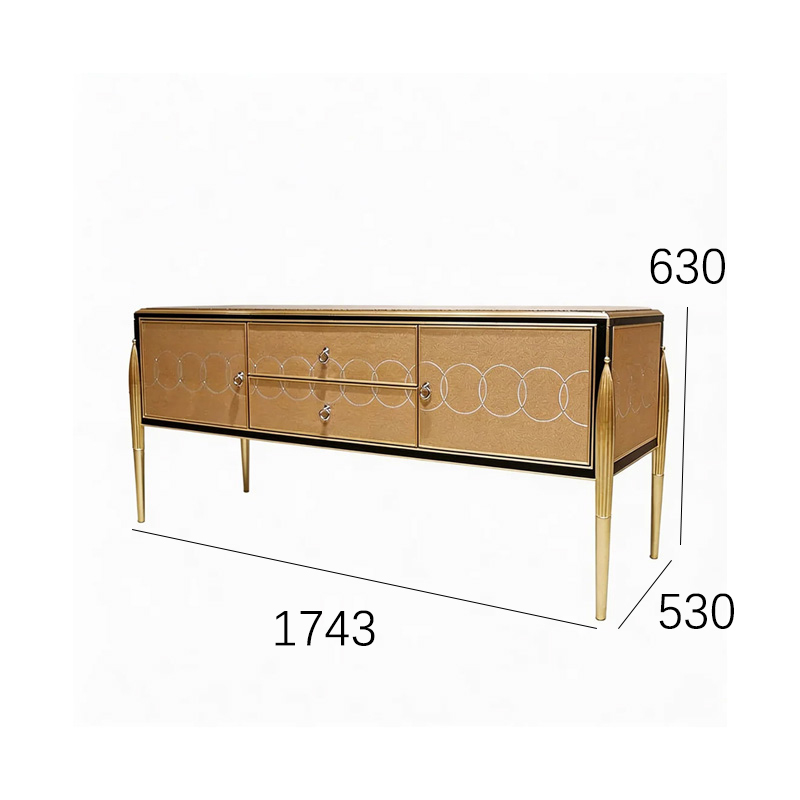 EKAR Regent Glamour Luxury TV Stand | Gold & Black Lacquer Media Console | Premium English Style Furniture,EKAR FURNITURE CO.,LTD,EKAR Regent Glamour Luxury TV Stand | Gold & Black Lacquer Media Console | Premium English Style Furniture,foshan furniture factory,custom Furniture factory,china furniture factory