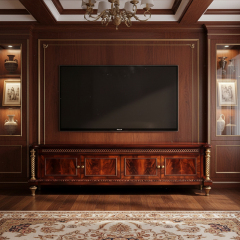 EKAR Marlborough Heritage Luxury Media Console | Traditional English Style Mahogany TV Stand |,MY SHOP,EKAR Marlborough Heritage Luxury Media Console | Traditional English Style Mahogany TV Stand |,foshan furniture factory,custom Furniture factory,china furniture factory