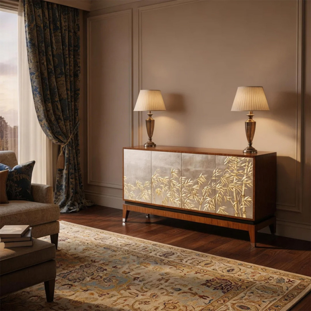 EKAR Serenity Bamboo Heritage Luxury Sideboard | Hand-Carved English Style Hall Cabinet |,MY SHOP,EKAR Serenity Bamboo Heritage Luxury Sideboard | Hand-Carved English Style Hall Cabinet |,foshan furniture factory,custom Furniture factory,china furniture factory