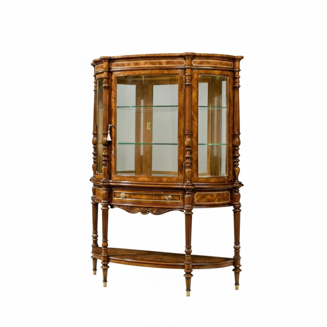 EKAR Regency Heirloom Luxury Vitrine | English Style Curved Glass Wine Cabinet | Premium Custom Furniture,MY SHOP,EKAR Regency Heirloom Luxury Vitrine | English Style Curved Glass Wine Cabinet | Premium Custom Furniture,foshan furniture factory,custom Furniture factory,china furniture factory