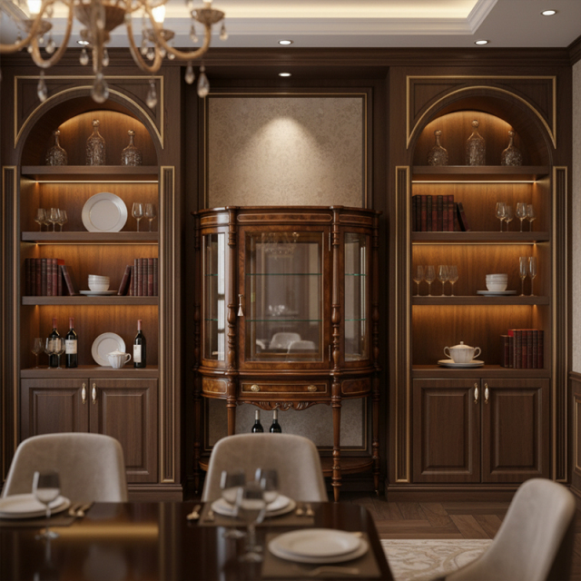 EKAR Regency Heirloom Luxury Vitrine | English Style Curved Glass Wine Cabinet | Premium Custom Furniture,MY SHOP,EKAR Regency Heirloom Luxury Vitrine | English Style Curved Glass Wine Cabinet | Premium Custom Furniture,foshan furniture factory,custom Furniture factory,china furniture factory