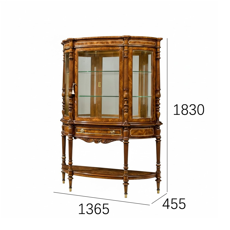 EKAR Regency Heirloom Luxury Vitrine | English Style Curved Glass Wine Cabinet | Premium Custom Furniture,EKAR FURNITURE CO.,LTD,EKAR Regency Heirloom Luxury Vitrine | English Style Curved Glass Wine Cabinet | Premium Custom Furniture,foshan furniture factory,custom Furniture factory,china furniture factory