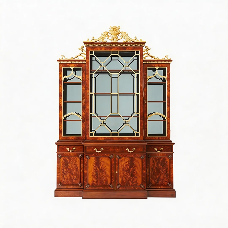 EKAR Windsor Palace Grand Heritage Display Cabinet | Luxury British Style Mahogany Wine Cupboard | Custom Furniture,EKAR FURNITURE CO.,LTD,EKAR Windsor Palace Grand Heritage Display Cabinet | Luxury British Style Mahogany Wine Cupboard | Custom Furniture,foshan furniture factory,custom Furniture factory,china furniture factory
