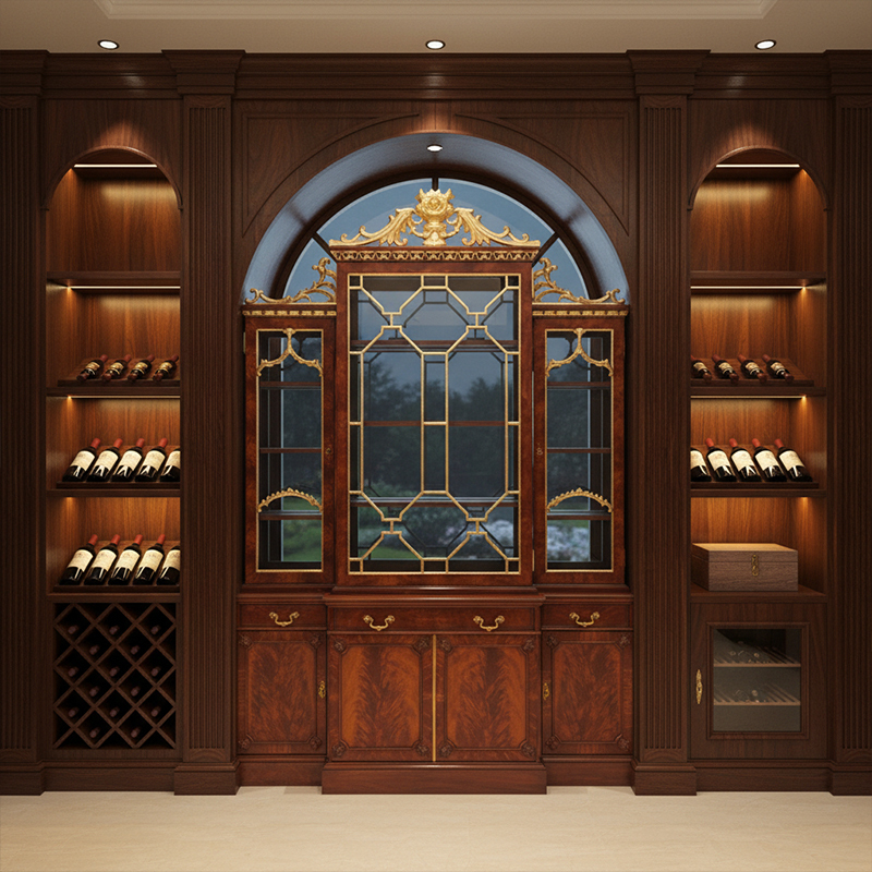 EKAR Windsor Palace Grand Heritage Display Cabinet | Luxury British Style Mahogany Wine Cupboard | Custom Furniture,EKAR FURNITURE CO.,LTD,EKAR Windsor Palace Grand Heritage Display Cabinet | Luxury British Style Mahogany Wine Cupboard | Custom Furniture,foshan furniture factory,custom Furniture factory,china furniture factory