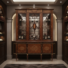 EKAR Royal Ambassador Luxury Display Cabinet | English Style Hand-Inlaid Wine Cupboard | Premium Foshan Export Furniture,MY SHOP,EKAR Royal Ambassador Luxury Display Cabinet | English Style Hand-Inlaid Wine Cupboard | Premium Foshan Export Furniture,foshan furniture factory,custom Furniture factory,china furniture factory