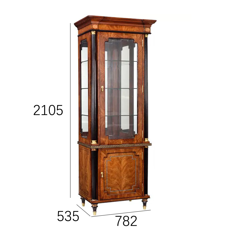 EKAR Royal Manor Luxury Wine Tower | British Style Burl Wood Display Cabinet | Foshan Customized Furniture,EKAR FURNITURE CO.,LTD,EKAR Royal Manor Luxury Wine Tower | British Style Burl Wood Display Cabinet | Foshan Customized Furniture,foshan furniture factory,custom Furniture factory,china furniture factory