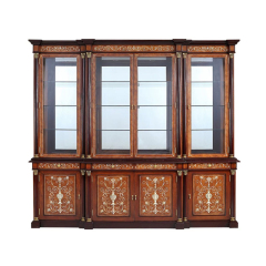 EKAR Imperial Heritage Luxury Bookcase | Traditional English Style Inlaid Library Cabinet |,MY SHOP,EKAR Imperial Heritage Luxury Bookcase | Traditional English Style Inlaid Library Cabinet |,foshan furniture factory,custom Furniture factory,china furniture factory