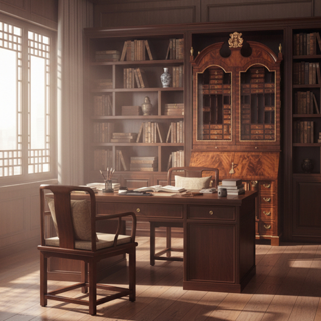 EKAR Sovereign Imperial Secretary Desk | Luxury English Style Bureau Bookcase |,MY SHOP,EKAR Sovereign Imperial Secretary Desk | Luxury English Style Bureau Bookcase |,foshan furniture factory,custom Furniture factory,china furniture factory