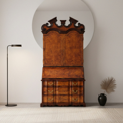 EKAR Sovereign Manor Luxury Secretary Bureau | English Style Burl Wood Desk Cabinet |,MY SHOP,EKAR Sovereign Manor Luxury Secretary Bureau | English Style Burl Wood Desk Cabinet |,foshan furniture factory,custom Furniture factory,china furniture factory