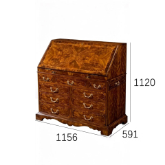EKAR St. James Luxury Secretary Bureau | Hand-Inlaid English Style Writing Desk | Premium Custom Furniture,EKAR FURNITURE CO.,LTD,EKAR St. James Luxury Secretary Bureau | Hand-Inlaid English Style Writing Desk | Premium Custom Furniture,foshan furniture factory,custom Furniture factory,china furniture factory