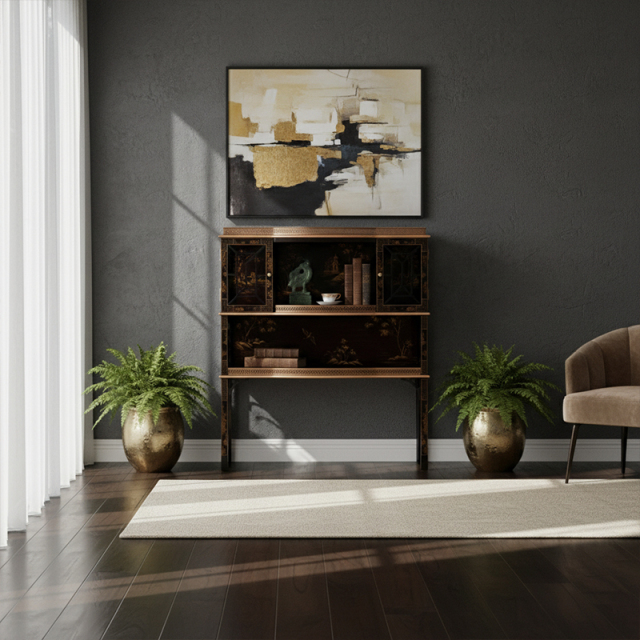 EKAR Dynasty Chinoiserie Luxury Console | Hand-Painted English Style Entryway Cabinet |,MY SHOP,EKAR Dynasty Chinoiserie Luxury Console | Hand-Painted English Style Entryway Cabinet |,foshan furniture factory,custom Furniture factory,china furniture factory