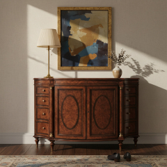 EKAR Marlborough Heritage Sideboard | Luxury English Style Burlwood Entryway Cabinet | EKAR FURNITURE,MY SHOP,EKAR Marlborough Heritage Sideboard | Luxury English Style Burlwood Entryway Cabinet | EKAR FURNITURE,foshan furniture factory,custom Furniture factory,china furniture factory