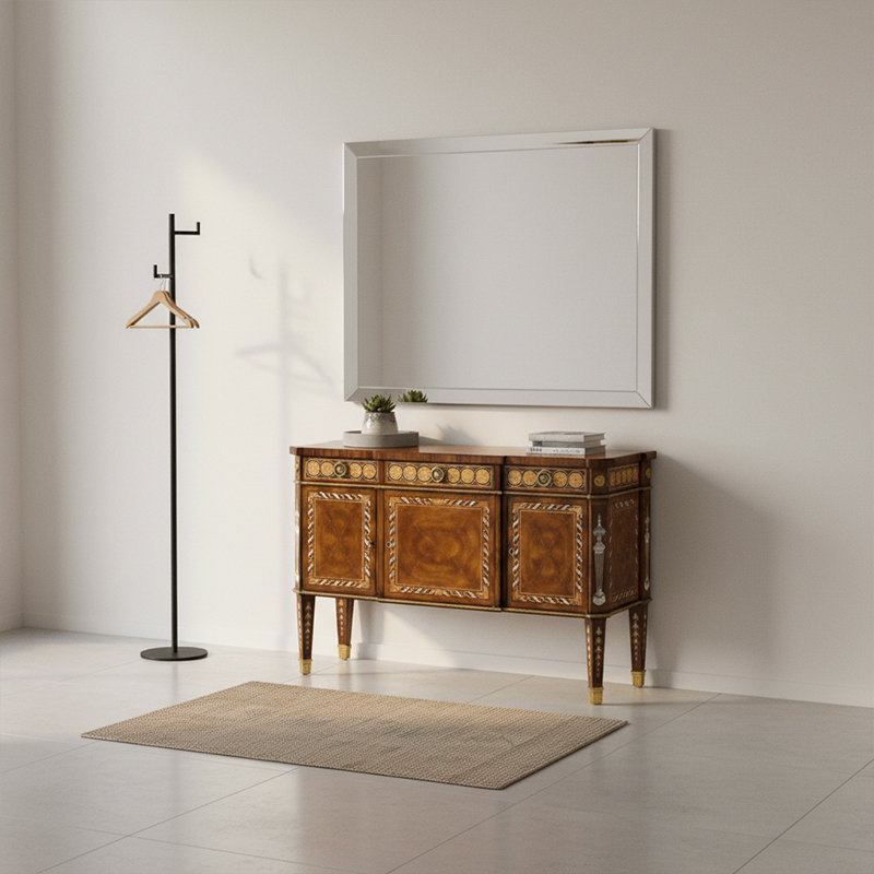 EKAR Marlborough Imperial Heritage Luxury Console Cabinet | English Style Hand-Inlaid Entryway Sideboard |,EKAR FURNITURE CO.,LTD,EKAR Marlborough Imperial Heritage Luxury Console Cabinet | English Style Hand-Inlaid Entryway Sideboard |,foshan furniture factory,custom Furniture factory,china furniture factory