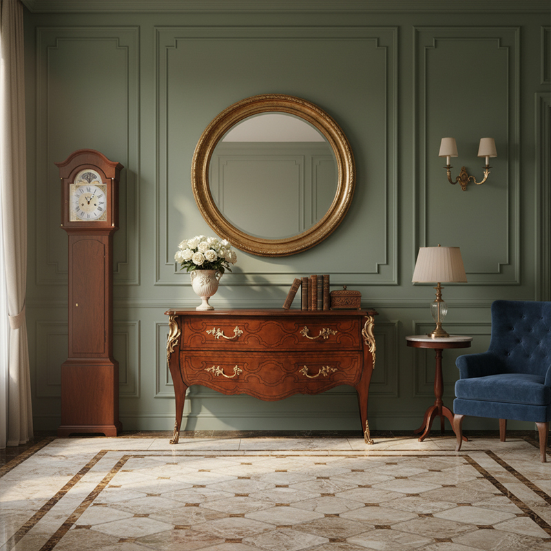 EKAR Buckingham Heritage Luxury Commode | Hand-Carved English Style Burl Wood Hall Cabinet | EKAR FURNITURE,EKAR FURNITURE CO.,LTD,EKAR Buckingham Heritage Luxury Commode | Hand-Carved English Style Burl Wood Hall Cabinet | EKAR FURNITURE,foshan furniture factory,custom Furniture factory,china furniture factory