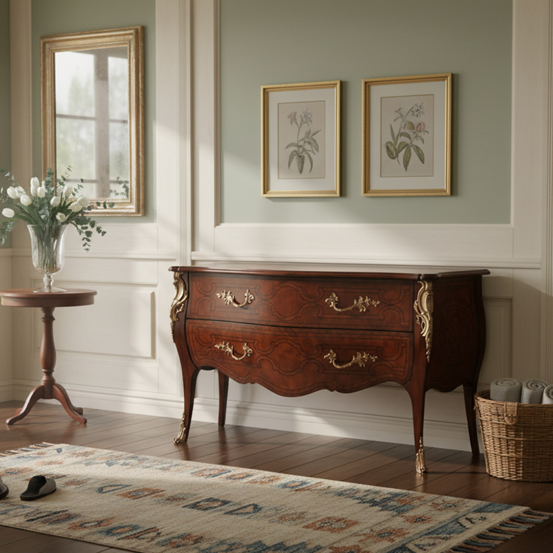 EKAR Buckingham Heritage Luxury Commode | Hand-Carved English Style Burl Wood Hall Cabinet | EKAR FURNITURE,EKAR FURNITURE CO.,LTD,EKAR Buckingham Heritage Luxury Commode | Hand-Carved English Style Burl Wood Hall Cabinet | EKAR FURNITURE,foshan furniture factory,custom Furniture factory,china furniture factory