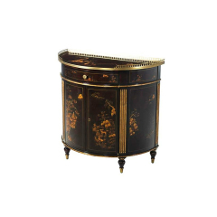 EKAR Dynasty Heritage Luxury Entryway Cabinet | Hand-Painted Chinoiserie Demilune Console |,MY SHOP,EKAR Dynasty Heritage Luxury Entryway Cabinet | Hand-Painted Chinoiserie Demilune Console |,foshan furniture factory,custom Furniture factory,china furniture factory
