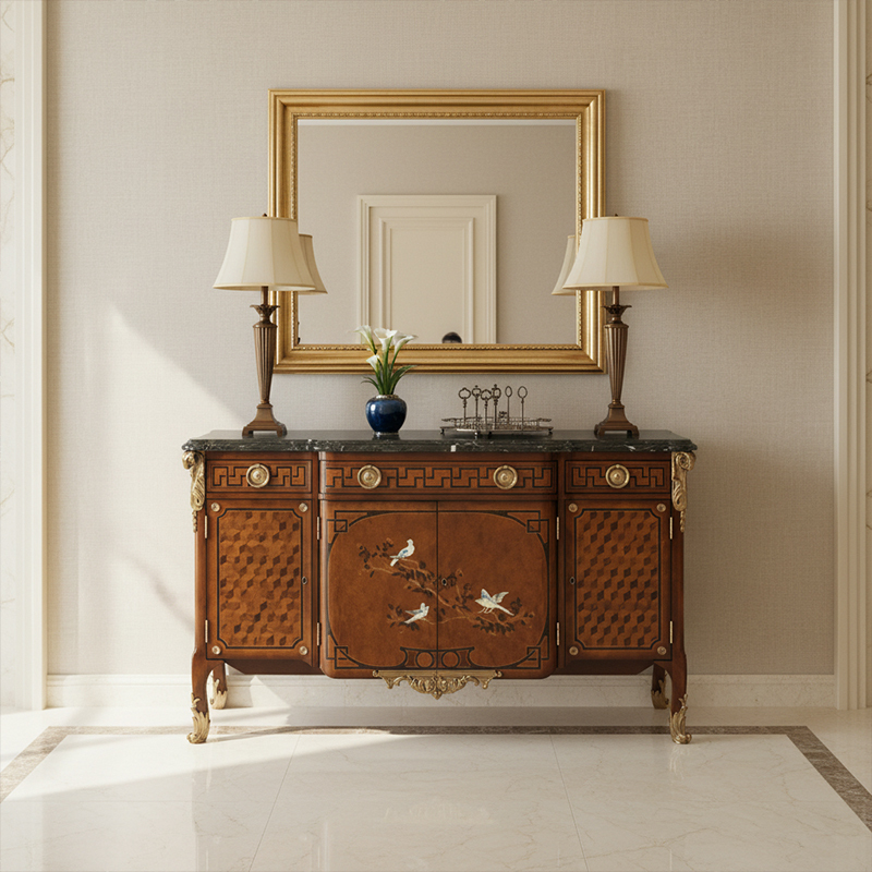 EKAR Imperial Heritage Luxury Hall Cabinet | Hand-Painted Chinoiserie Sideboard |,EKAR FURNITURE CO.,LTD,EKAR Imperial Heritage Luxury Hall Cabinet | Hand-Painted Chinoiserie Sideboard |,foshan furniture factory,custom Furniture factory,china furniture factory