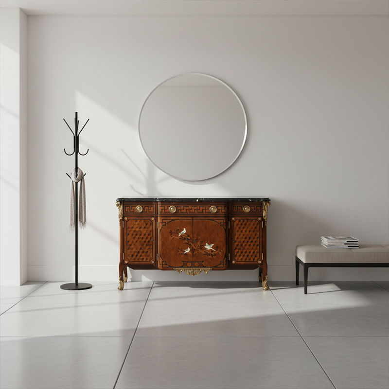 EKAR Imperial Heritage Luxury Hall Cabinet | Hand-Painted Chinoiserie Sideboard |,EKAR FURNITURE CO.,LTD,EKAR Imperial Heritage Luxury Hall Cabinet | Hand-Painted Chinoiserie Sideboard |,foshan furniture factory,custom Furniture factory,china furniture factory