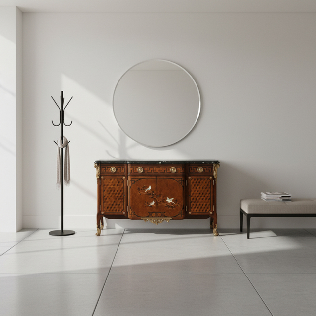 EKAR Imperial Heritage Luxury Hall Cabinet | Hand-Painted Chinoiserie Sideboard |,MY SHOP,EKAR Imperial Heritage Luxury Hall Cabinet | Hand-Painted Chinoiserie Sideboard |,foshan furniture factory,custom Furniture factory,china furniture factory