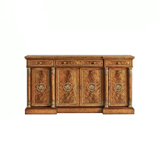 EKAR Marlborough Grand Manor Sideboard | Luxury British Style Burl Wood Hall Cabinet |,MY SHOP,EKAR Marlborough Grand Manor Sideboard | Luxury British Style Burl Wood Hall Cabinet |,foshan furniture factory,custom Furniture factory,china furniture factory