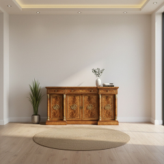 EKAR Marlborough Grand Manor Sideboard | Luxury British Style Burl Wood Hall Cabinet |,MY SHOP,EKAR Marlborough Grand Manor Sideboard | Luxury British Style Burl Wood Hall Cabinet |,foshan furniture factory,custom Furniture factory,china furniture factory