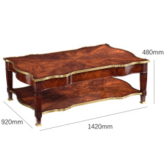 Classic Square Coffee Table – Luxurious Wood with Timeless Carved Detailing,EKAR FURNITURE CO.,LTD,Classic Square Coffee Table – Luxurious Wood with Timeless Carved Detailing,foshan furniture factory,custom Furniture factory,china furniture factory