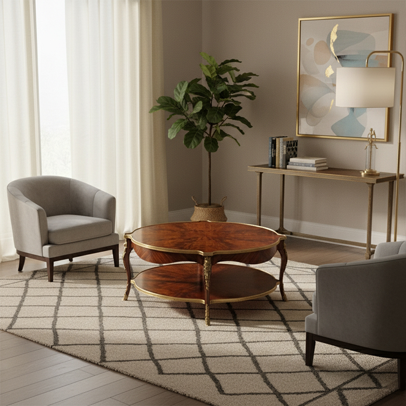 EKAR Westminster Grand Manor Coffee Table | Luxury British Style Hand-Inlaid Center Table |,EKAR FURNITURE CO.,LTD,EKAR Westminster Grand Manor Coffee Table | Luxury British Style Hand-Inlaid Center Table |,foshan furniture factory,custom Furniture factory,china furniture factory