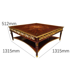 EKAR Sovereign Square Heritage Coffee Table | Luxury English Style Hand-Inlaid Center Table |,MY SHOP,EKAR Sovereign Square Heritage Coffee Table | Luxury English Style Hand-Inlaid Center Table |,foshan furniture factory,custom Furniture factory,china furniture factory