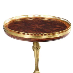 EKAR Sovereign Gallery Side Table | Luxury British Style Pedestal End Table | High-End Custom Furniture,MY SHOP,EKAR Sovereign Gallery Side Table | Luxury British Style Pedestal End Table | High-End Custom Furniture,foshan furniture factory,custom Furniture factory,china furniture factory