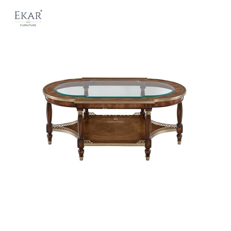 EKAR Royal Victoria Oval Coffee Table | Luxury British Style Glass Center Table |,EKAR FURNITURE CO.,LTD,EKAR Royal Victoria Oval Coffee Table | Luxury British Style Glass Center Table |,foshan furniture factory,custom Furniture factory,china furniture factory