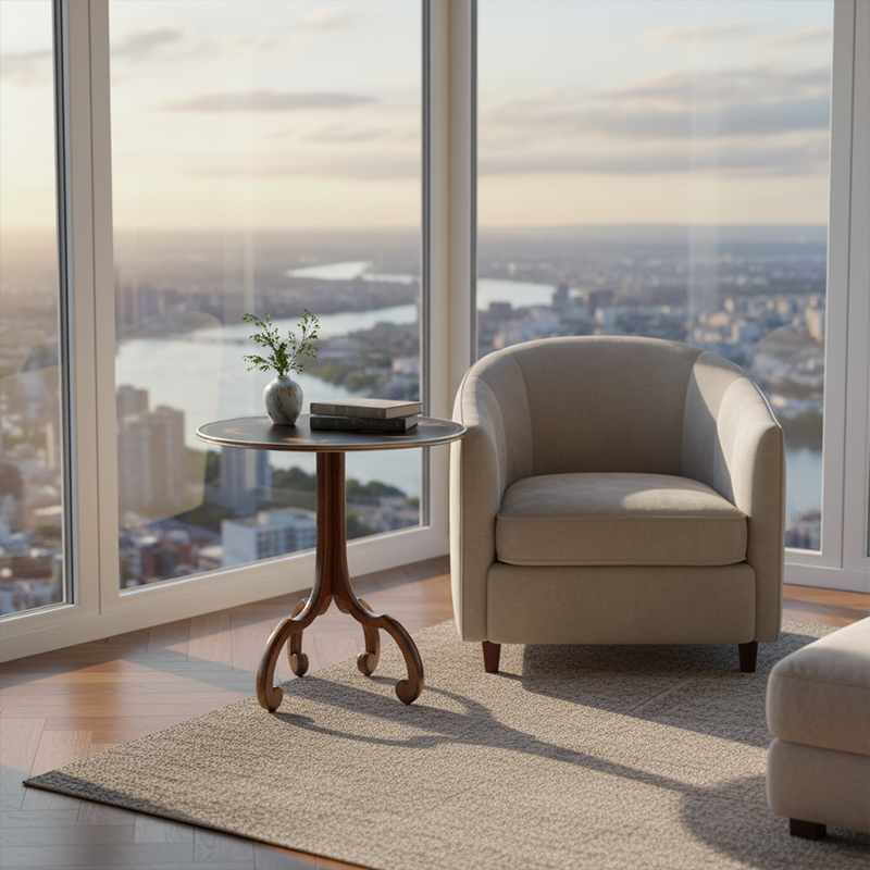 EKAR Sovereign Koi Luxury Side Table | Hand-Painted British Style End Table | EKAR FURNITURE Custom Seating,EKAR FURNITURE CO.,LTD,EKAR Sovereign Koi Luxury Side Table | Hand-Painted British Style End Table | EKAR FURNITURE Custom Seating,foshan furniture factory,custom Furniture factory,china furniture factory