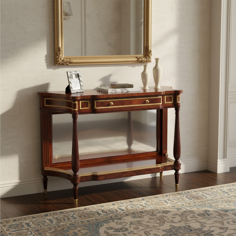 EKAR Sovereign Manor Luxury Console Table | British Style Mirrored Foyer Stand | Premium Custom Furniture,EKAR FURNITURE CO.,LTD,EKAR Sovereign Manor Luxury Console Table | British Style Mirrored Foyer Stand | Premium Custom Furniture,foshan furniture factory,custom Furniture factory,china furniture factory