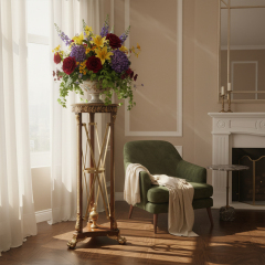 EKAR Sovereign Manor Grand Pedestal Stand | Luxury British Style Plant Stand |,EKAR FURNITURE CO.,LTD,EKAR Sovereign Manor Grand Pedestal Stand | Luxury British Style Plant Stand |,foshan furniture factory,custom Furniture factory,china furniture factory