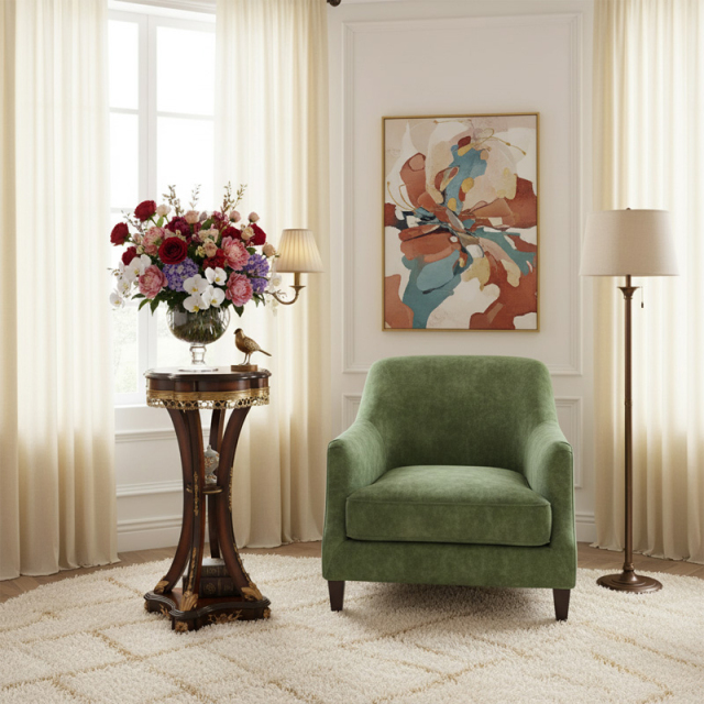 EKAR Royal Buckingham Luxury Pedestal Stand | Hand-Inlaid British Style Plant Stand |,MY SHOP,EKAR Royal Buckingham Luxury Pedestal Stand | Hand-Inlaid British Style Plant Stand |,foshan furniture factory,custom Furniture factory,china furniture factory