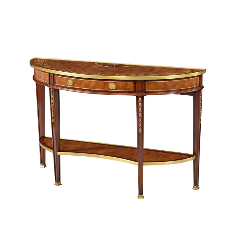 EKAR Furniture | Regency Heritage Demilune Console Table for Luxury Entryways,EKAR FURNITURE CO.,LTD,EKAR Furniture | Regency Heritage Demilune Console Table for Luxury Entryways,foshan furniture factory,custom Furniture factory,china furniture factory