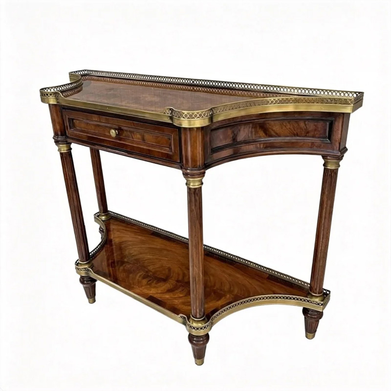 EKAR Furniture | Windsor Manor Heritage Burl Walnut Console Table - British Regency Style,EKAR FURNITURE CO.,LTD,EKAR Furniture | Windsor Manor Heritage Burl Walnut Console Table - British Regency Style,foshan furniture factory,custom Furniture factory,china furniture factory
