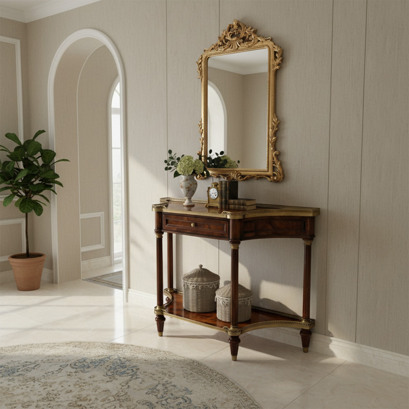 EKAR Furniture | Windsor Manor Heritage Burl Walnut Console Table - British Regency Style,EKAR FURNITURE CO.,LTD,EKAR Furniture | Windsor Manor Heritage Burl Walnut Console Table - British Regency Style,foshan furniture factory,custom Furniture factory,china furniture factory