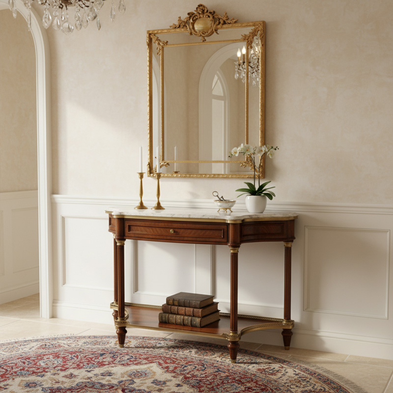 EKAR Furniture | Windsor Manor Heritage Burl Walnut Console Table - British Regency Style,EKAR FURNITURE CO.,LTD,EKAR Furniture | Windsor Manor Heritage Burl Walnut Console Table - British Regency Style,foshan furniture factory,custom Furniture factory,china furniture factory