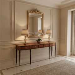 EKAR Regent Grand Hallway Inlaid Gallery Console | Luxury British Style Extra Long Sideboard |EKAR FURNITURE,MY SHOP,EKAR Regent Grand Hallway Inlaid Gallery Console | Luxury British Style Extra Long Sideboard |EKAR FURNITURE,foshan furniture factory,custom Furniture factory,china furniture factory