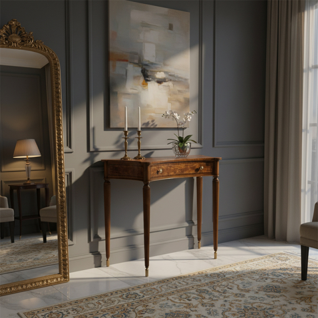 EKAR Furniture | Alexander Nobleman Marquetry Console Table - British Regency Style,EKAR FURNITURE CO.,LTD,EKAR Furniture | Alexander Nobleman Marquetry Console Table - British Regency Style,foshan furniture factory,custom Furniture factory,china furniture factory