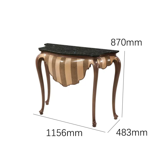 EKAR Furniture | Regency Stripe Marble-Top Entryway Console - British Classical Foyer Decor,MY SHOP,EKAR Furniture | Regency Stripe Marble-Top Entryway Console - British Classical Foyer Decor,foshan furniture factory,custom Furniture factory,china furniture factory