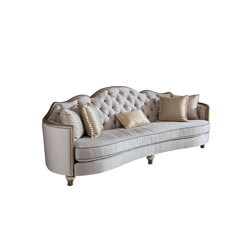 EKAR Sovereign Serpentine Luxury Sofa | Tufted American Classic Couch | Custom High-End Parlor Seating,EKAR FURNITURE CO.,LTD,EKAR Sovereign Serpentine Luxury Sofa | Tufted American Classic Couch | Custom High-End Parlor Seating,foshan furniture factory,custom Furniture factory,china furniture factory