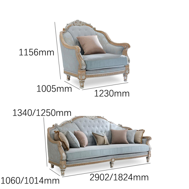 EKAR Versailles Sky-Mist Luxury Sofa | Hand-Carved American Classical Living Room Couch |,MY SHOP,EKAR Versailles Sky-Mist Luxury Sofa | Hand-Carved American Classical Living Room Couch |,foshan furniture factory,custom Furniture factory,china furniture factory