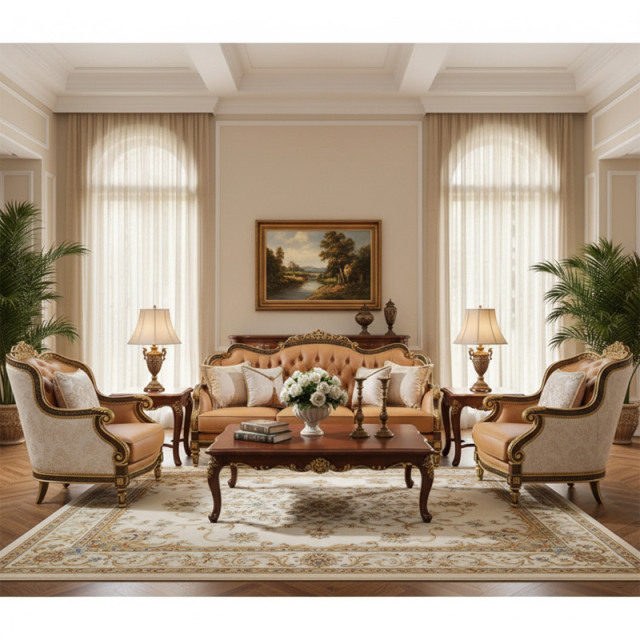 EKAR Sovereign Imperial Luxury Sofa | Hand-Carved Ornate American Style Couch | High-End Parlor Furniture,MY SHOP,EKAR Sovereign Imperial Luxury Sofa | Hand-Carved Ornate American Style Couch | High-End Parlor Furniture,foshan furniture factory,custom Furniture factory,china furniture factory