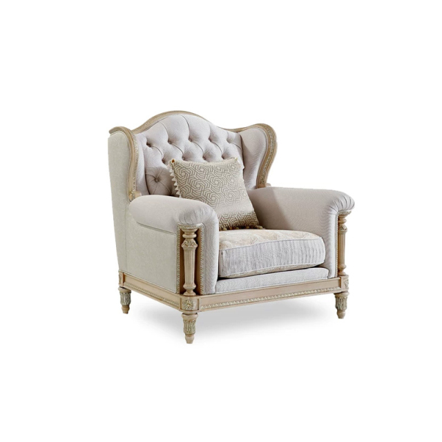 EKAR Seraphina Luxury Wingback Sofa | Tufted Sunburst Design Couch | Premium Custom Parlor Furniture,EKAR FURNITURE CO.,LTD,EKAR Seraphina Luxury Wingback Sofa | Tufted Sunburst Design Couch | Premium Custom Parlor Furniture,foshan furniture factory,custom Furniture factory,china furniture factory