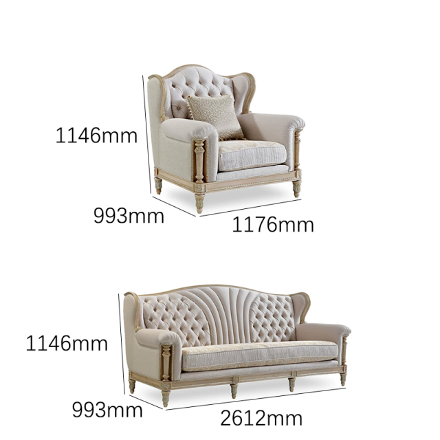 EKAR Seraphina Luxury Wingback Sofa | Tufted Sunburst Design Couch | Premium Custom Parlor Furniture,EKAR FURNITURE CO.,LTD,EKAR Seraphina Luxury Wingback Sofa | Tufted Sunburst Design Couch | Premium Custom Parlor Furniture,foshan furniture factory,custom Furniture factory,china furniture factory