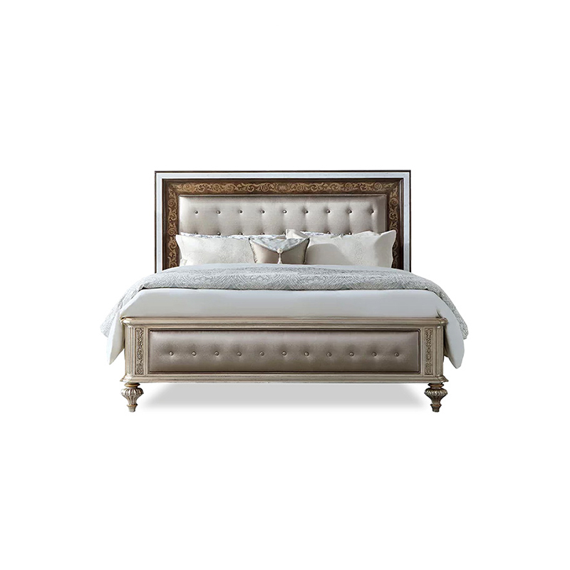 EKAR Zenith Imperial Tufted Bed | Luxury Neoclassical Champagne Bedroom Furniture | Foshan Custom Factory,EKAR FURNITURE CO.,LTD,EKAR Zenith Imperial Tufted Bed | Luxury Neoclassical Champagne Bedroom Furniture | Foshan Custom Factory,foshan furniture factory,custom Furniture factory,china furniture factory
