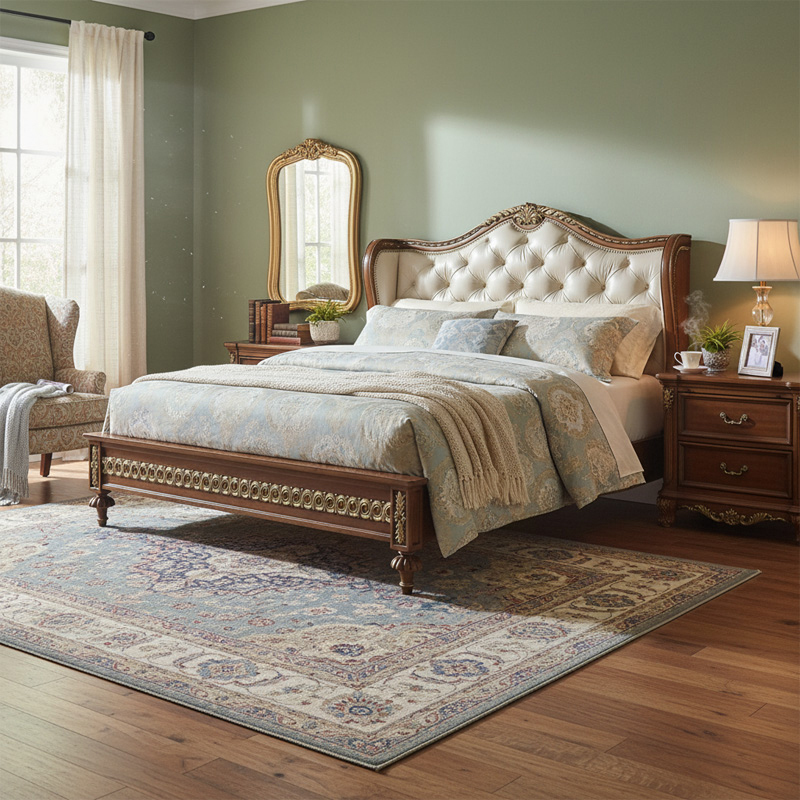 EKAR Sovereign Heritage Master Bed | Luxury Hand-Carved American Style Bed Frame |,EKAR FURNITURE CO.,LTD,EKAR Sovereign Heritage Master Bed | Luxury Hand-Carved American Style Bed Frame |,foshan furniture factory,custom Furniture factory,china furniture factory